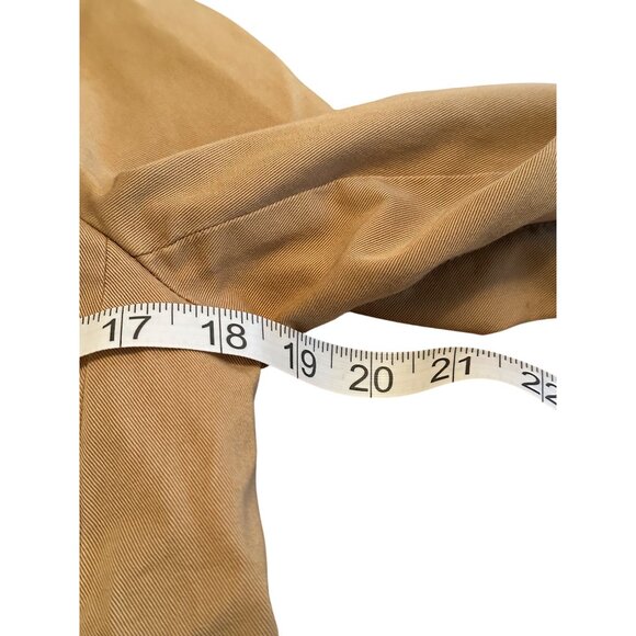 J Crew Chino Blazer Jacket Beige Button Front Flap Pockets 100% Cotton Classic 6 - Picture 11 of 11
